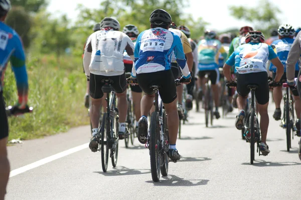 Corrida de bicicleta — Fotografia de Stock