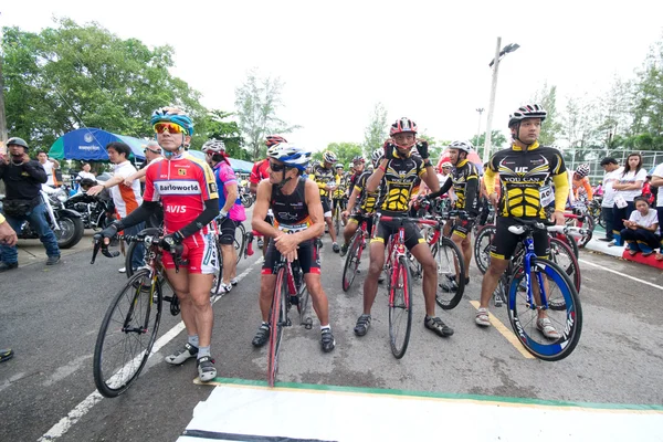 Corrida de bicicleta — Fotografia de Stock