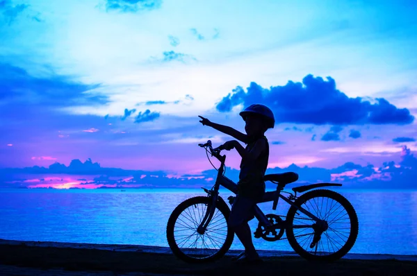 Young biker — Stock Photo, Image