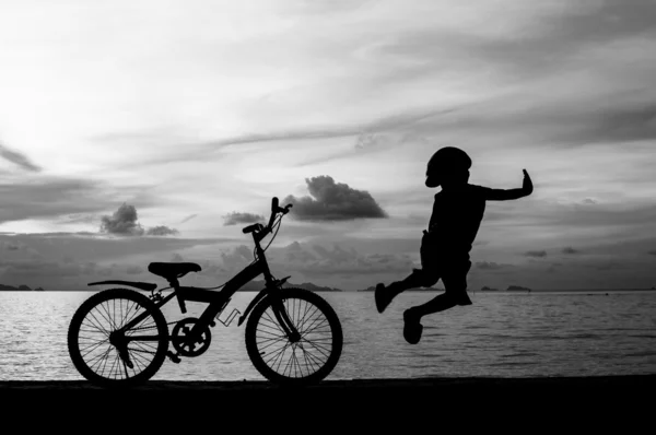 Young biker Royalty Free Stock Images