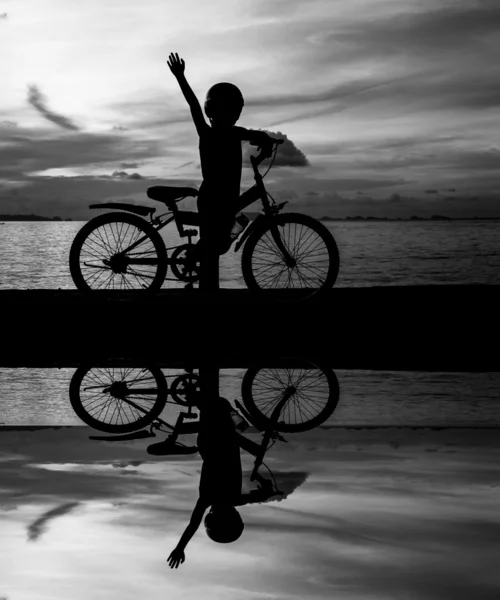 Young biker — Stock Photo, Image