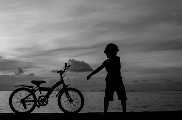 Young biker — Stock Photo, Image