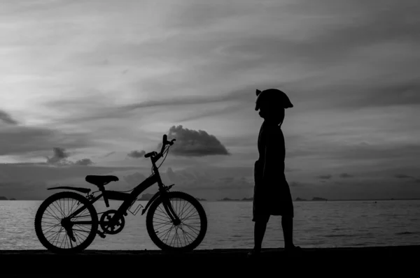 Young biker — Stock Photo, Image