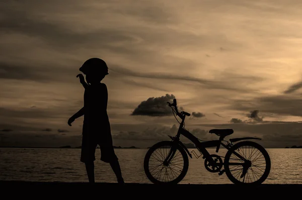 Young biker — Stock Photo, Image