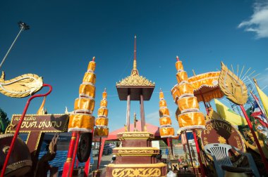Ko Samui - 15 Kasım: Ngan Duan Sib geleneksel Budist festivalin