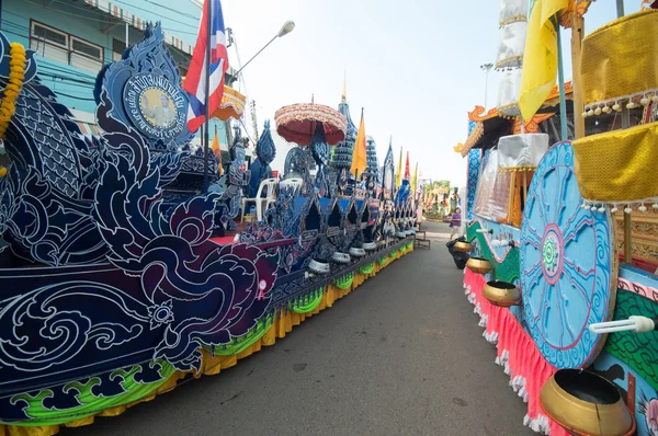 KO SAMUI - 15 NOIEMBRIE: NGAN DUAN SIB Tradițional al festivalului buddhist — Fotografie, imagine de stoc