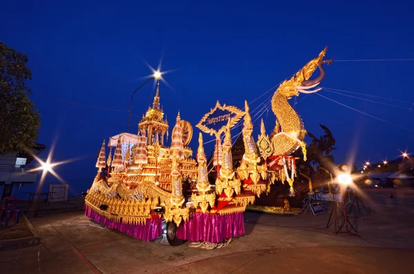 KO SAMUI - NOVEMBRO 15: NGAN DUAN SIB Tradicional do festival budista — Fotografia de Stock