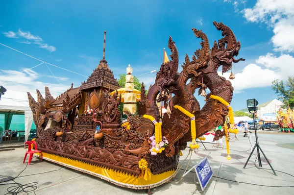 KO SAMUI - 15 DE NOVIEMBRE: NGAN DUAN SIB Tradicional del festival budista — Foto de Stock