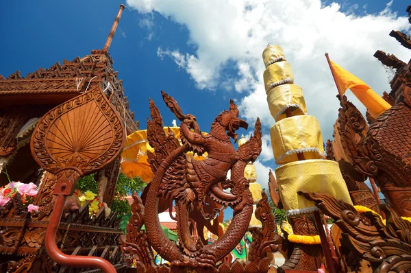 Ko Samui - 15 November: Ngan Duan Sib traditionele van boeddhistische festival — Stockfoto