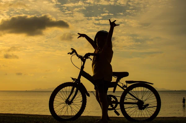 Motociclista — Foto Stock