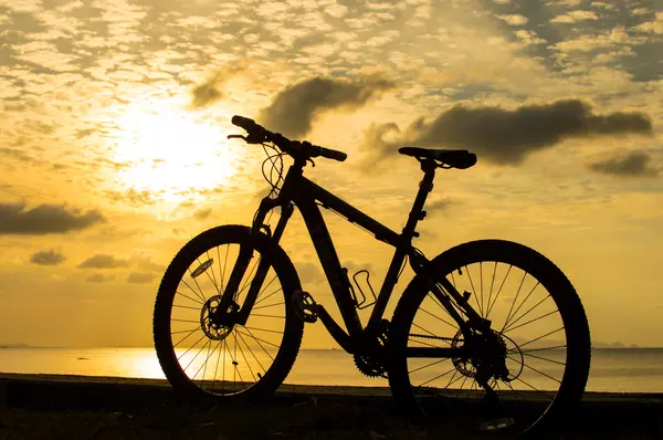 Singola mountain bike — Foto Stock