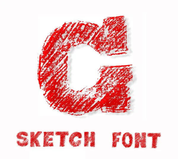 Sketch fuente —  Fotos de Stock