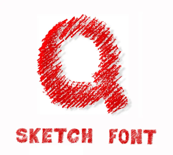 Sketch fuente —  Fotos de Stock