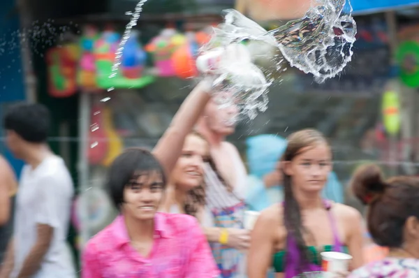 Songkran festival — Stockfoto