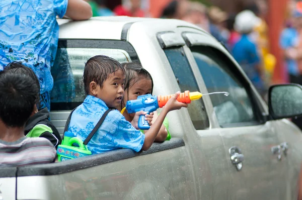 Songkran festival — Stockfoto