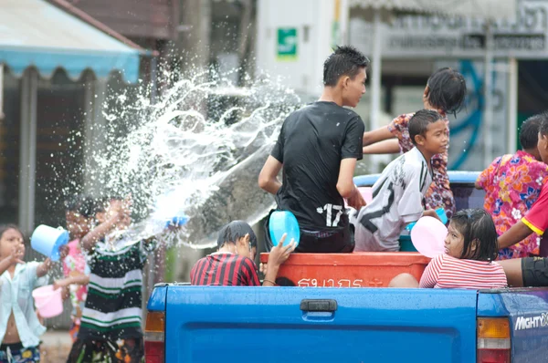 Songkran festival — Stockfoto