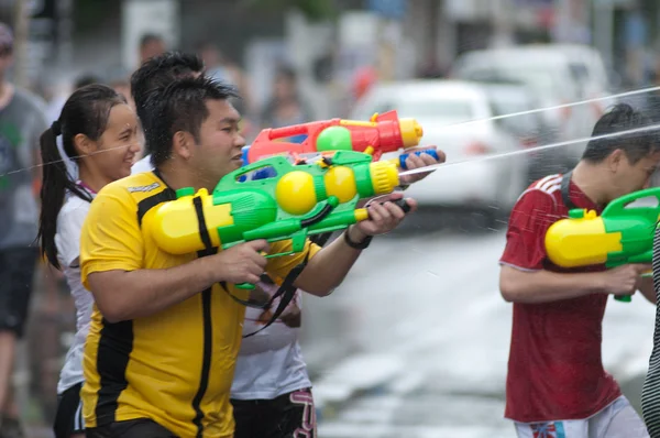 Songkran Fesztivál — Stock Fotó