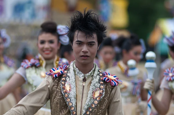 Azonosítatlan Thai diákok szertartás alatt sport parádé — Stock Fotó