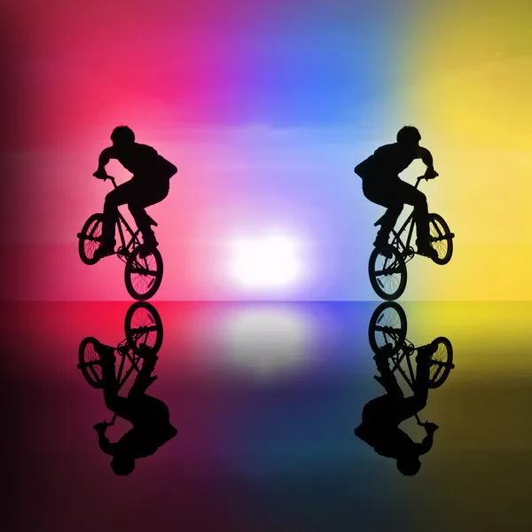 BMX eylem — Stok fotoğraf