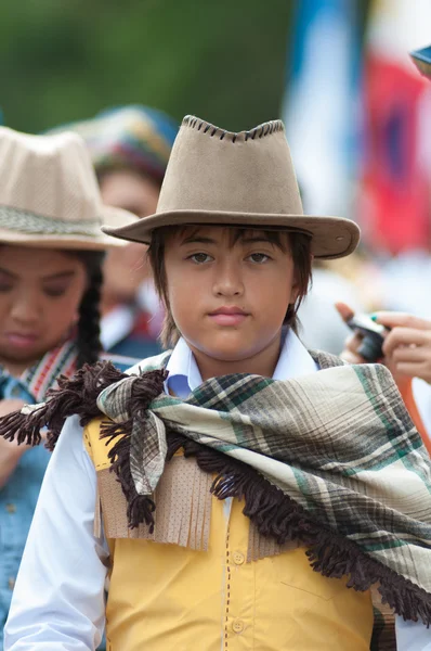 Unidentified Thai students during sport parade. — Stock Photo, Image