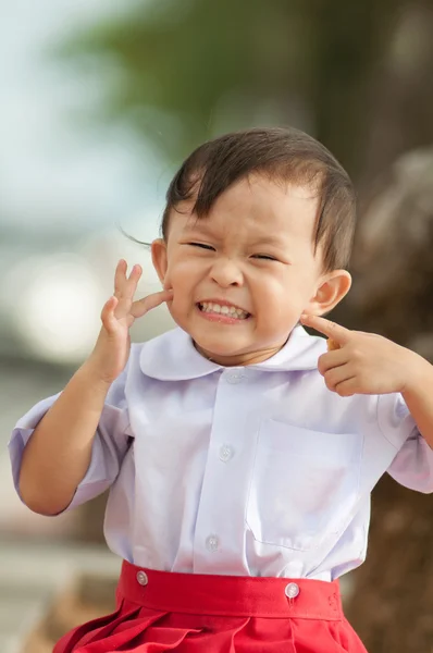 Schulmädchen — Stockfoto