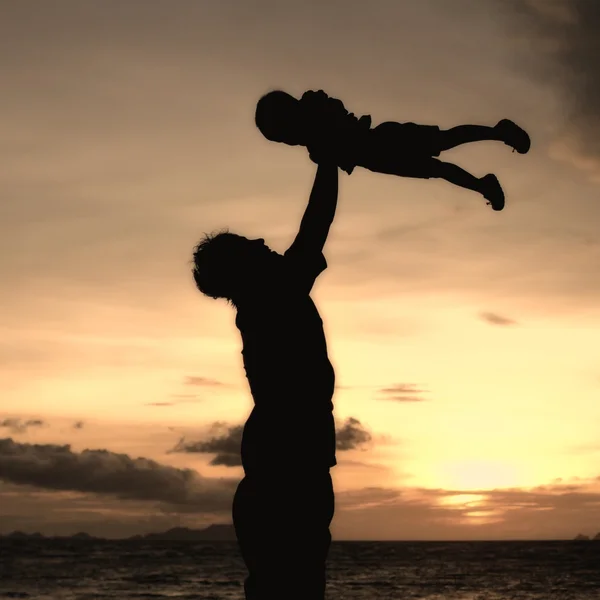 Papà figlia — Foto Stock