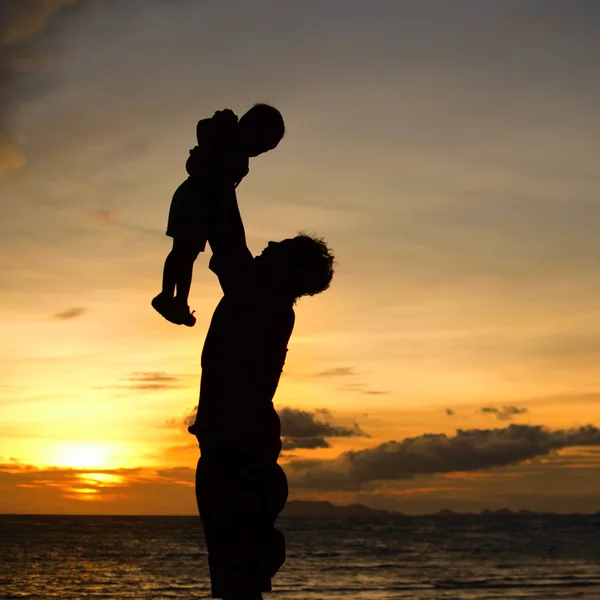 Papá filha — Fotografia de Stock