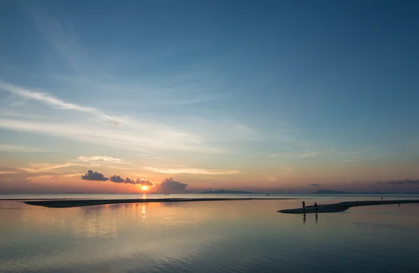 A paisagem do pôr-do-sol — Fotografia de Stock