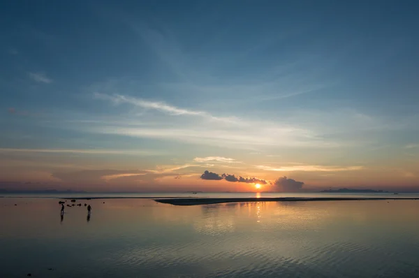 Paisaje marino del atardecer —  Fotos de Stock