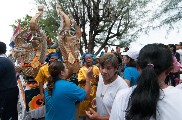 Traditionele boeddhistische festival - ngan duan sib — Stockfoto