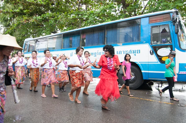 Traditional of buddhist festival - Ngan duan sib — Stock Photo, Image