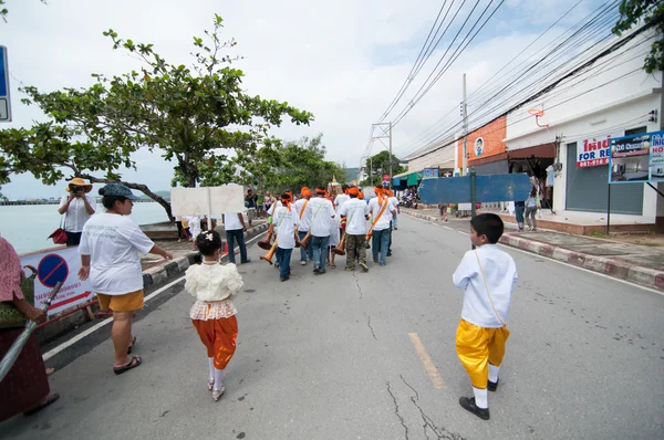 Traditional of buddhist festival - Ngan duan sib — Stock Photo, Image