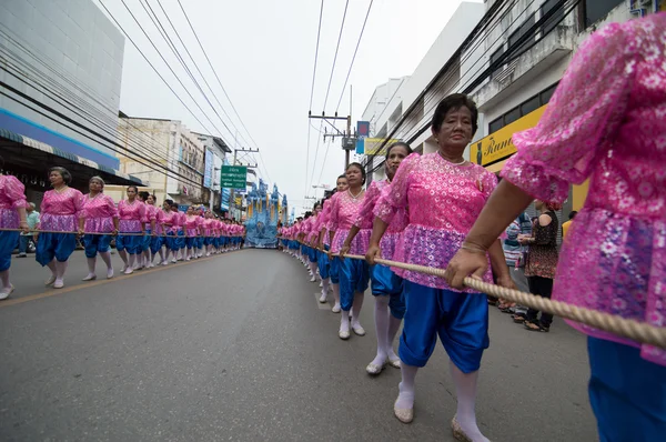 Traditional of buddhist festival - Ngan duan sib — Stock Photo, Image