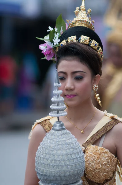 Traditional of buddhist festival - Ngan duan sib — Stock Photo, Image