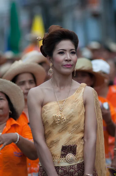 Traditional of buddhist festival - Ngan duan sib — Stock Photo, Image