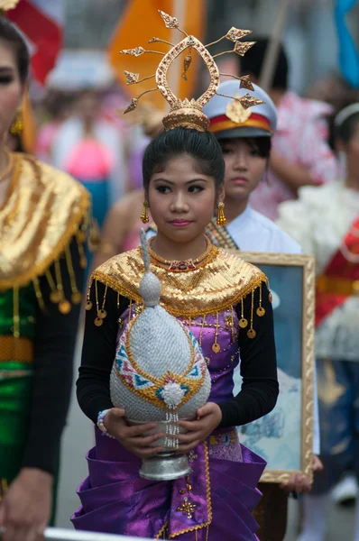 仏教の祭り - ngan duan sib の伝統的です — ストック写真