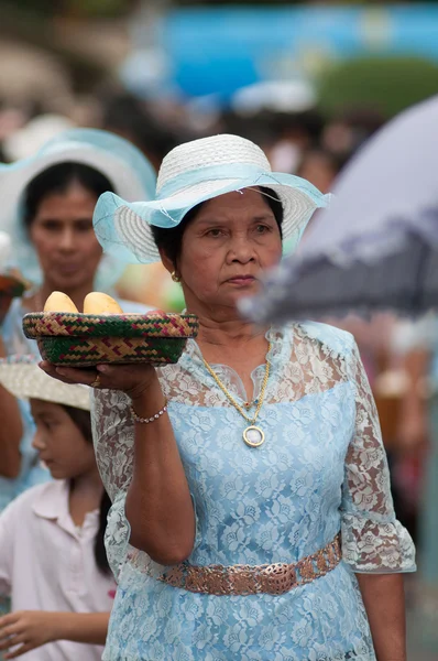 Traditional of buddhist festival - Ngan duan sib — Stock Photo, Image