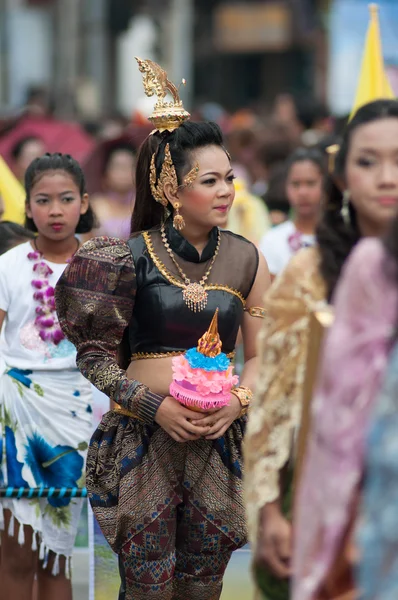 Traditional of buddhist festival - Ngan duan sib — Stock Photo, Image