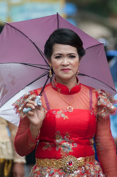 Traditional of buddhist festival - Ngan duan sib — Stock Photo, Image