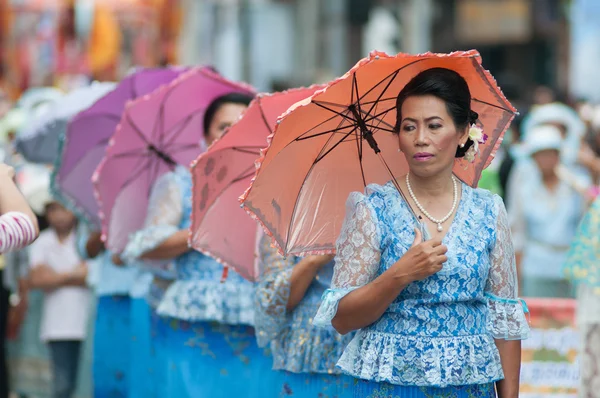 Traditional of buddhist festival - Ngan duan sib — Stock Photo, Image