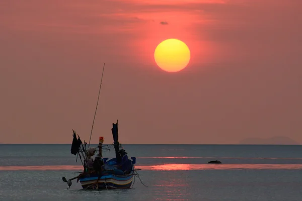 Paisaje marino atardecer — Foto de Stock