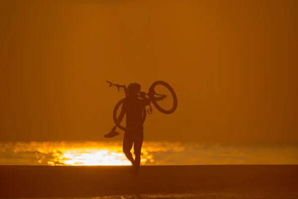 Motociclista — Fotografia de Stock