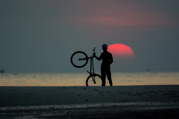 Motociclista — Fotografia de Stock