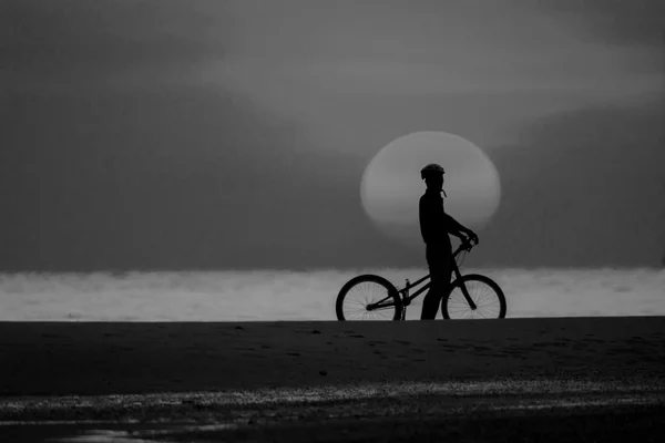 Motociclista — Fotografia de Stock