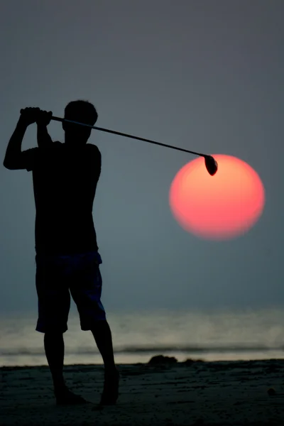 Jogador de golfe — Fotografia de Stock