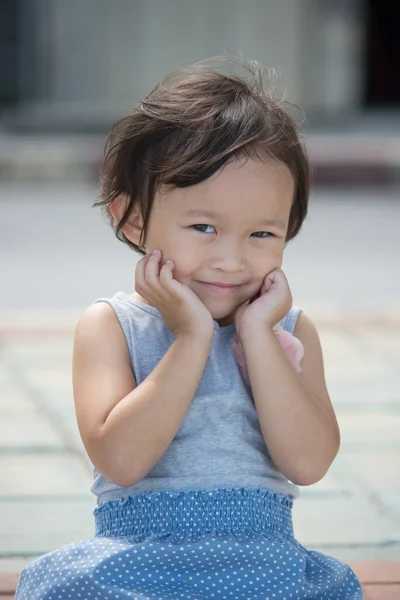 Şirin Asyalı kız — Stok fotoğraf