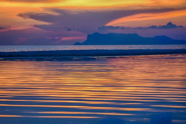 Paisaje marino atardecer — Foto de Stock