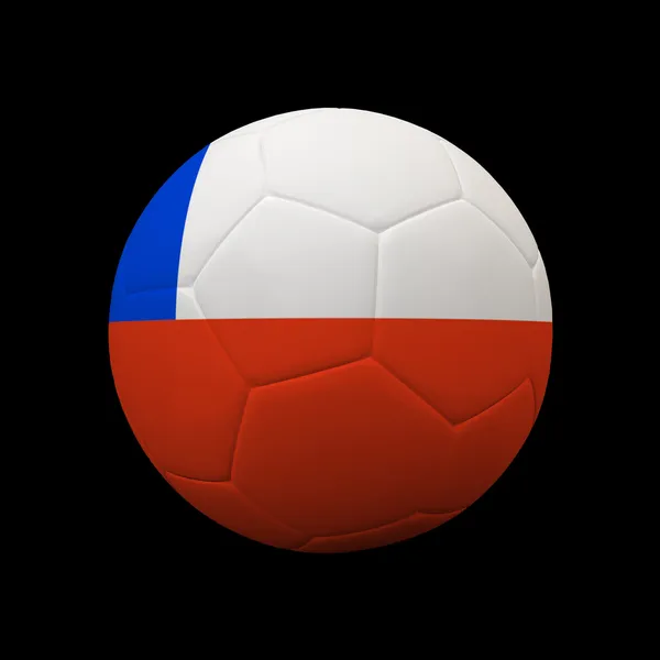 Estonia Estonian soccer ball with national flag — Stock Photo