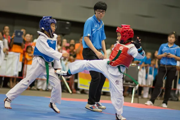 Taekwondo Şampiyonası — Stok fotoğraf