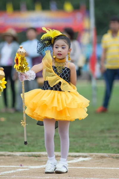 Desfile de desporto infantil — Fotografia de Stock